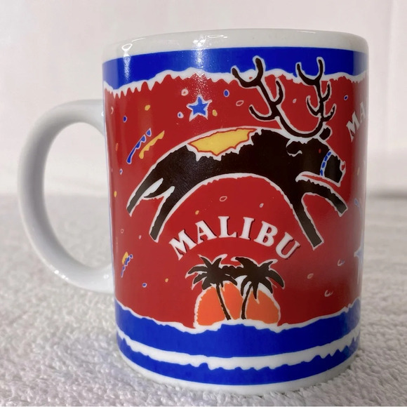 Vintage Malibu Ceramic Mug Coffee Cup - Picture 3 of 11